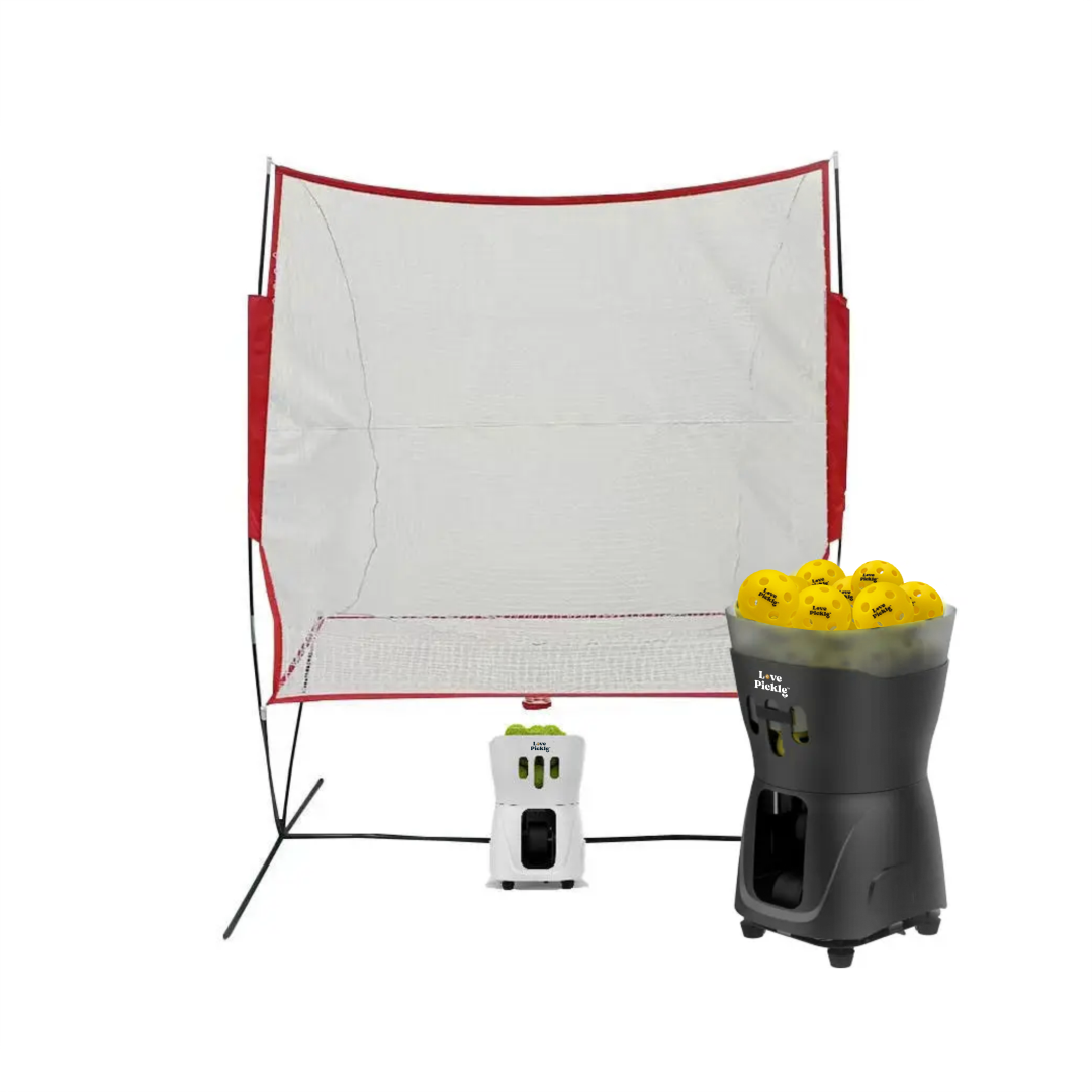 Love Pickle Ball Machine & Collector Net