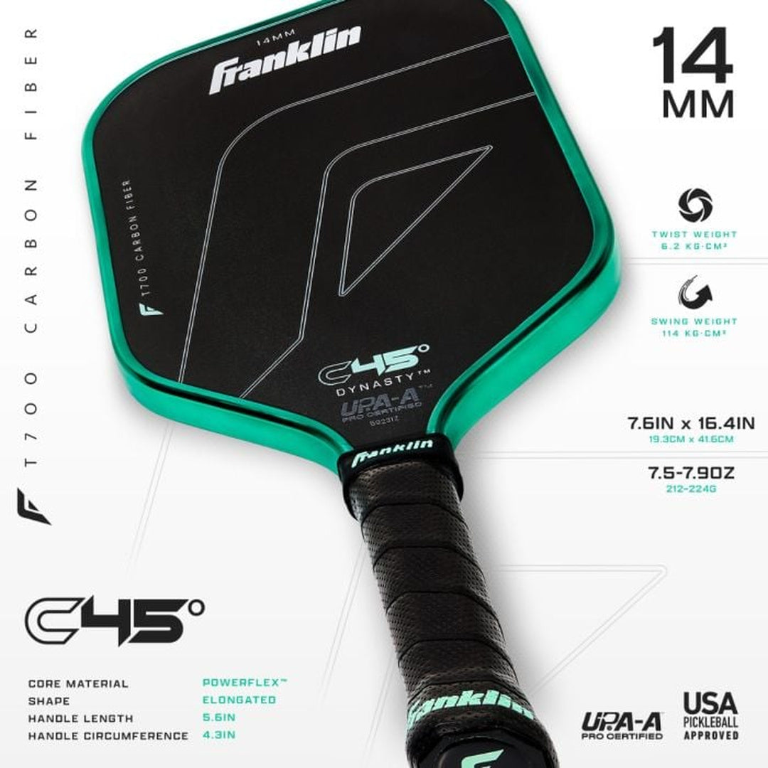 C45° Carbon Fiber Paddle Series - Dynasty 14mm - Mint