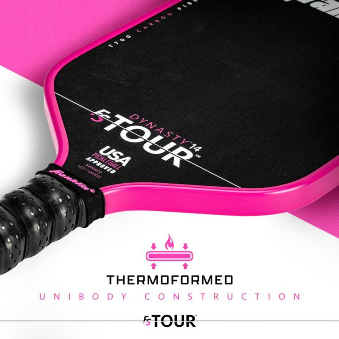 FS Tour Pickleball Paddle Series - Dynasty 14mm - Pink