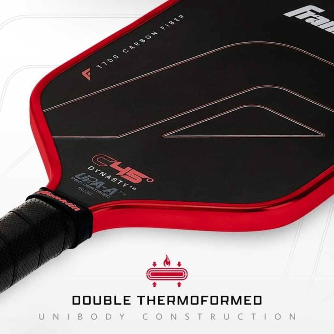 C45° Carbon Fiber Paddle Series - Dynasty 14mm - Red