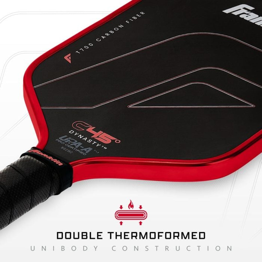 C45° Carbon Fiber Paddle Series - Dynasty 16mm - Red