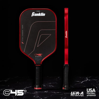 C45° Carbon Fiber Paddle Series - Dynasty 16mm - Red