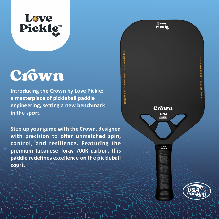 Love Pickle Crown Paddle with description