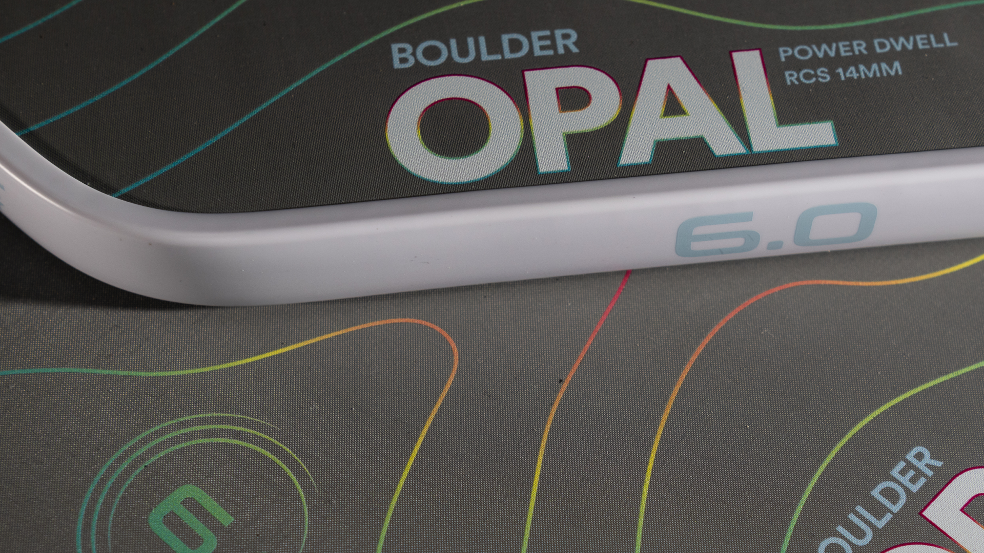 Six Zero Boulder Opal paddle with Sharkskin carbon surface
