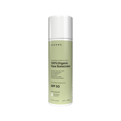 100% Organic Face Sunscreen